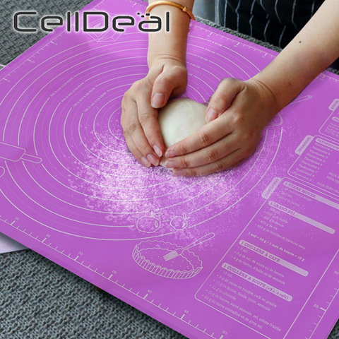 45x60cm Silicone Pad Baking Mat Sheet Extra Large Baking Mat for Rolling Dough Pizza Dough Non-Stick Maker Holder Kitchen Tools ► Photo 1/6