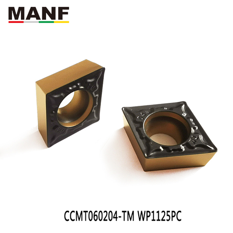 MANF Turning Tool CCMT060204 Internal Carbide Inserts Borning Bar Blad Unique Two-color Coating More Wear Resistant Forsclcr1212 ► Photo 1/4