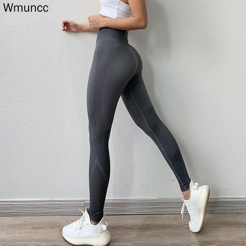 Women Yoga Pants High Waist Hip Lift Tummy Control Yoga Leggings