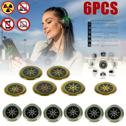 6PCS Anti Radiation Quantum Shield EMF Protection Neutralizer Blocker Sticker Scalar Energy Set ► Photo 1/6