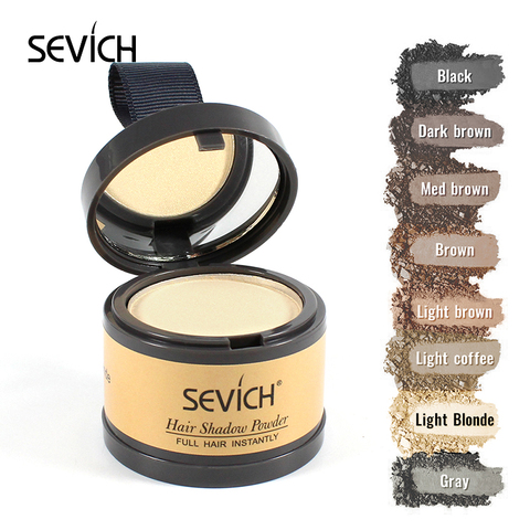 Sevich Light Blonde Color Hairline Shadow Powder Instantly Root Cover Up 4g Hair Fluffy Powder Hair Concealer Coverag Make up ► Photo 1/6