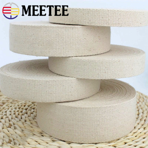 9Meter 20/25/32/38/50mm Polyester Cotton Webbings Bag Strap Webbing Ribbon Backpack Belt Strapping Bias Binding Tapes ► Photo 1/6