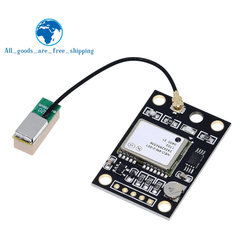 TZT GY-NEO6MV2 NEO-6M GPS Module NEO6MV2 With Flight Control EEPROM Controller MWC APM2 APM2.5 Large Antenna For Arduino Board ► Photo 1/6