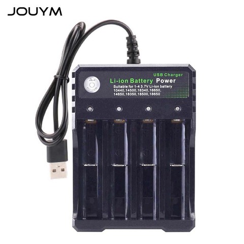 USB 18650 Battery Charger for 3.7V Li-ion TR IMR 14500 16650 14650 18350 18500 16340 18650 Rechargeable Battery ► Photo 1/6