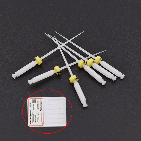 Dental Plastic Rotary Finishing Files 25mm 04 Taper Endo Files Used for Claen the canal more effecftive ► Photo 1/6