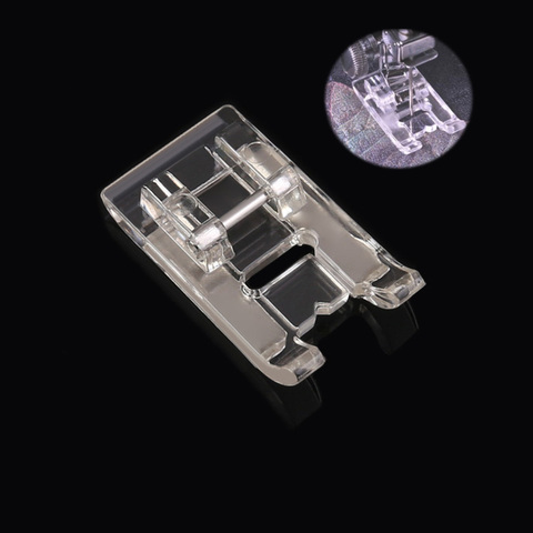 5mm Multifunction Clear Open Toe Satin Stitch Presser Foot For All Homemade stitch Low Shank Snap-on Sewing Machine Accessories ► Photo 1/6