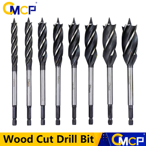 Wood Cut Drill Bit 1pcs Auger Carpenter 6.35mm Hex Shank Drill Bit Set For Hole Opener Woodworking ► Photo 1/6