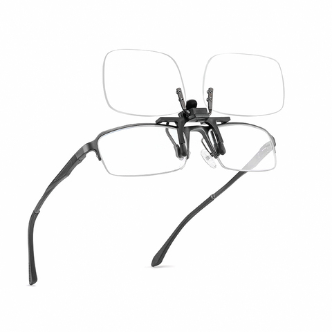 Flip Clip On flip up down Reading Glasses Men Women Flip Clip Presbyopic Glasses Rimless Portable Reading Computer Glasses ► Photo 1/6