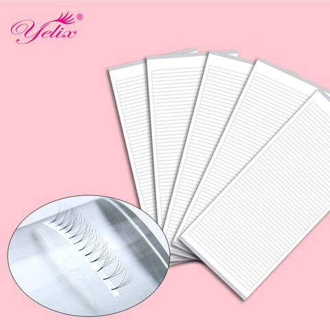 Yelix 250 strips easy fan tapes for volume Eyelash Extension Supplies Volume Lashes Storage Sticky Strip lash extension supplies ► Photo 1/6