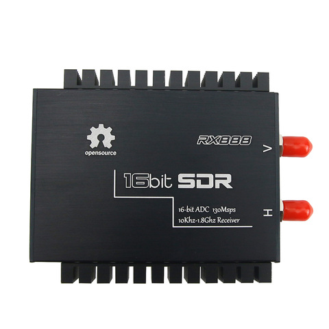 New RX888 ADC SDR Receiver Radio1.8GHz 16bit Direct Sampling HF UHF VHF HDSDR ► Photo 1/6