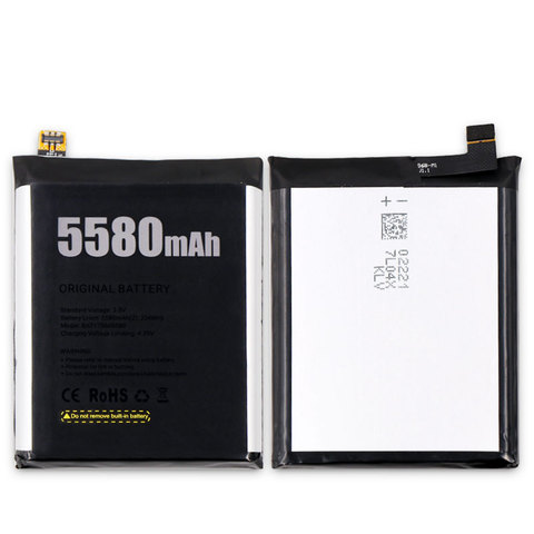 100% New Original for DOOGEE S60 BAT17M15580&BAT17S605580 Replacement 5580mAh Parts backup battery for DOOGEE S60 Smart Phone ► Photo 1/1