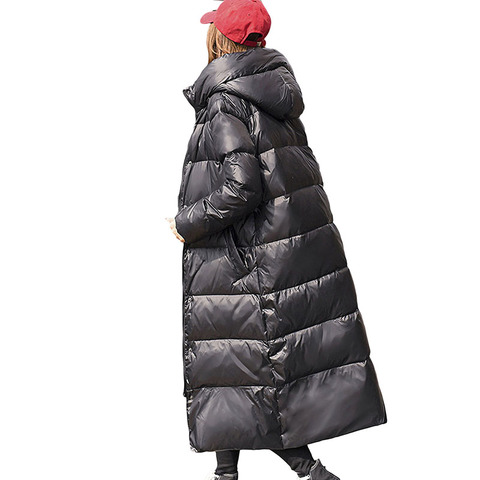 90% White Duck Down Jacket 2022 Women Winter Jacket Long Thick Coat for Women Hooded Down Parka Warm Female Clothes Waterproof ► Photo 1/6