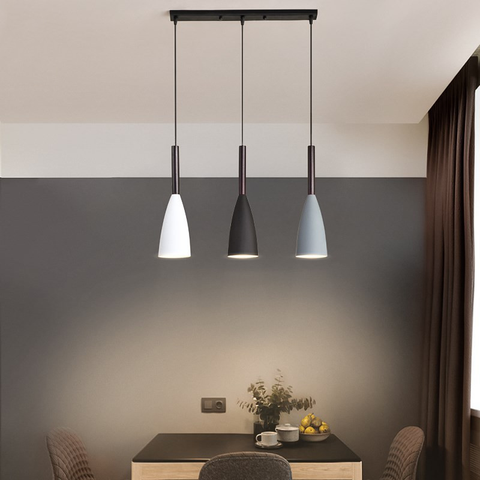 Modern 3 Pendant Lighting Nordic Minimalist Pendant Lights Over Dining Table Kitchen Island Hanging Lamps Dining Room Lights E27 ► Photo 1/6