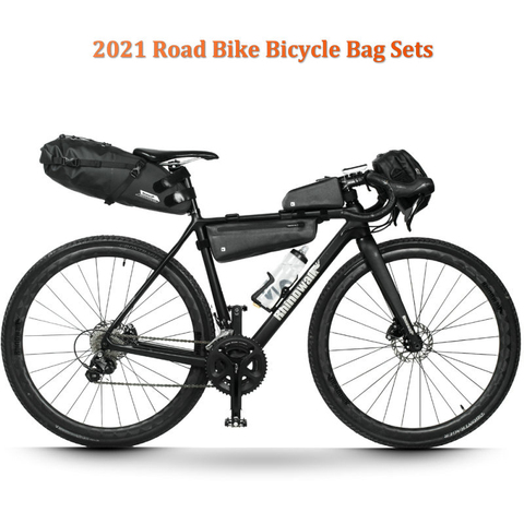 Rhinowalk 4pc/set Road Bike Long Distance Cycling Bag Sets Waterproof Large Capacity for Bicycle Saddle Handlebar Frame Tube Bag ► Photo 1/6