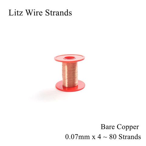0.07x4 0.07x10 0.07x10 0.07x80 Litz Wire Strand Enamelled Copper Litz Wire Strands Crystal Micro Antenna Occ 0.07mm 0.07 ► Photo 1/6