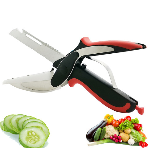 Multifunctional stainless steel kitchen scissors the second generation of vegetable and food scissors40 ► Photo 1/5