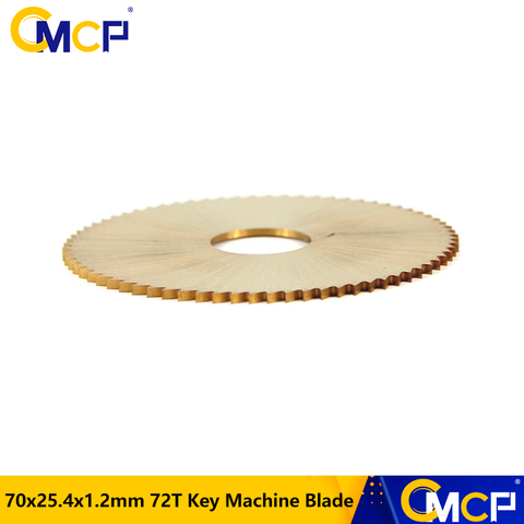 1PC 70x25.4x1.2mm 72T Key Machine Blade For Wenxing Key Cutting Machine Titanium Coated Key Cutter  Blade HSS Circular Saw Blade ► Photo 1/6