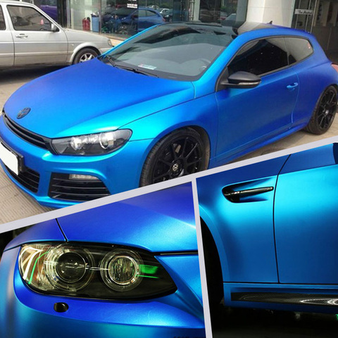 18Mx1.52M ICE Matt Finish DIY PVC Car Body Vinyl Wrap Car Interior Styling Decals Roll Stickers Air Release Film More Colours ► Photo 1/6