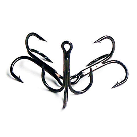 FISHINAPOT 10pcs/Set Super Sharp Treble hooks 2#/4#/ 6#/8# /10# Fishing Hooks High Carbon Steel Overturned Hooks Fishing Tackle ► Photo 1/6