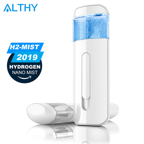 ALTHY Portable Hydrogen Water Nano Mist Generator Facial Steamer Face Moisturizing Beauty Instrument Atomization Spray Mister ► Photo 1/6