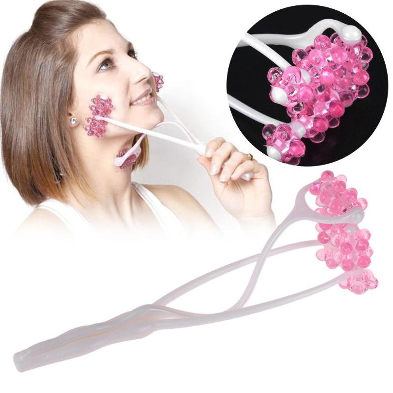 2 In 1 Face Lift Massage Roller Flower Shape Facial Massager Anti Wrinkle Face Slimmer Shaper Relaxation Skin Care Beauty Tool ► Photo 1/6