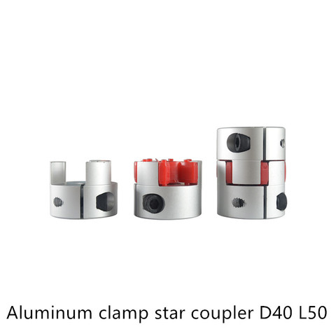 XB Aluminium Plum Shaft Coupling D40 L50 Motor Connector Flexible Coupler 8/9/10/12/14/15/16/19/20/22mm ► Photo 1/3