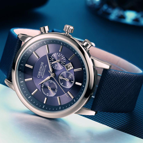 Hot Sale Men's Watch Relogio Masculino Top Brand Luxury Calendar Sport Watch Men Fashion Leather Quartz Business Watches Clock ► Photo 1/1