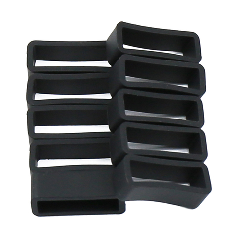 10x Assorted Silicone Watchband Strap Loop Sport Watch Holder Repair Retainer ► Photo 1/6