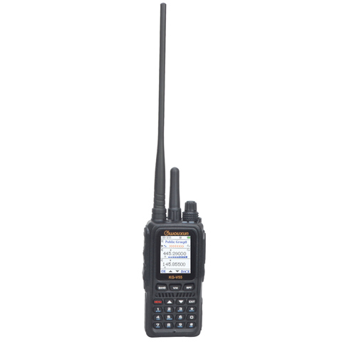 Public Network 4G/3G/2G WCDMA walkie talkie integrated with Dual band VHF UHF Analogue FM scrambler Two way radio Wouxun KG-V55 ► Photo 1/6