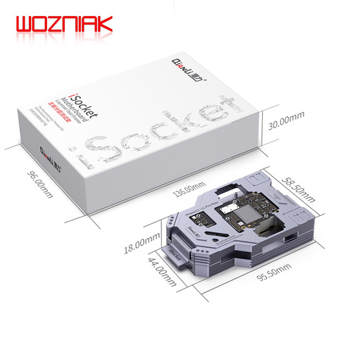 WOZNIAK QIANLI iSocket for iPhone x xs / xs max 11 motherboard test fixture For IPHONEX double-deck motherboard Function Tester ► Photo 1/6