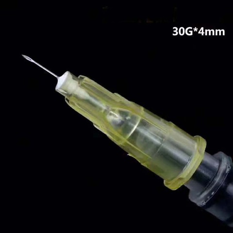 small needle 13mm 4mm 25mm disposable 30G medical micro-plastic injection cosmetic sterile needle surgical tool ► Photo 1/5