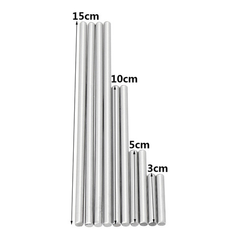 10pcs Ejector Pins Set for Pushing Rifling Buttons High Hardness Full Specifications Steel Reamer Machine Tools Accessories ► Photo 1/6