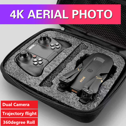 Professional Dual smart positioning Follow Me RC Drone with 4k Dual Camera gesture photo speed control rc Quadcopter VS E88 S137 ► Photo 1/6