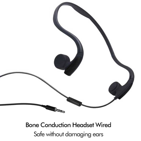 Bone Conduction Headphones Wired 3.5mm Waterproof Outdoor Sports Headset Noise Reduction Microphone for Cycling Running Walking ► Photo 1/6