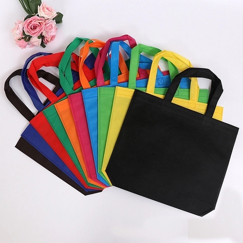 20 piece/lot Custom logo printing Non-woven bag / totes portable shopping bag for promotion and advertisement 80g fabric ► Photo 1/3