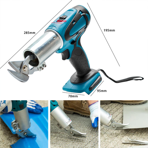 Electric Cordless Iron Scissors Metal Cutting Tools Iron Shear Cordless Sheet Shears Carbon Steel Cutter For Makita 18V Battery ► Photo 1/6