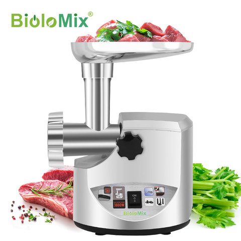Heavy Duty 3000W Max Powerful Electric Meat Grinder Home Sausage Stuffer Meat Mincer Food Processor ► Photo 1/6