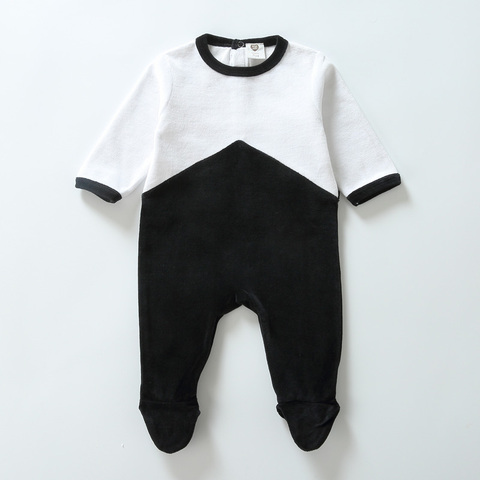 Baby rompers clothes long sleeves children clothing baby newborn overalls kids boy girls clothes baby jumpsuit two colors romper ► Photo 1/6