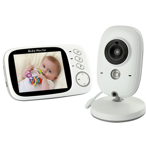 MBOSS Video Baby Monitor with 3.2 Inch Color LCD Screen Infrared Night Vision Temperature Monitoring Two Way Talk Kids Camera ► Photo 1/6