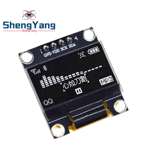 0.96 inch OLED 4PIN 7PIN  IIC Serial White Display Module 128X64 I2C SSD1306 12864 LCD Screen Board  for Arduino ► Photo 1/6