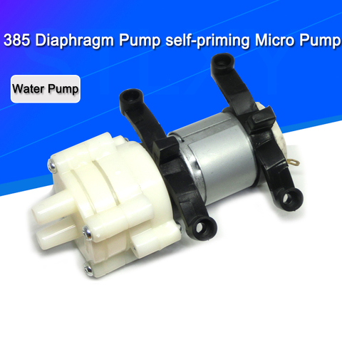 385 DC 6V-12V High Temperature resistance 100 degrees Celsius Mini Micro Water Pump diaphragm water pump vacuum pump ► Photo 1/4