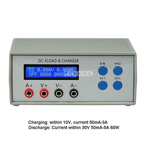 EBC-A05+ Battery Capacity Tester Mobile Power Charging Head Tester Electronic Load Charge 10V50mA-3A Discharge 30V50mA-5A 60W ► Photo 1/4