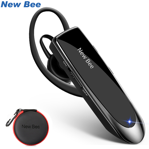 New Bee Bluetooth Headset V5.0 Wireless Handsfree Earphone 24H Talking Headsets With Noise Cancelling Mic For iPhone xiaomi ► Photo 1/6