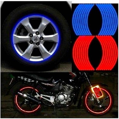 Reflective 18 inch wheel rim sticker car styling stickers motorcycle accessories