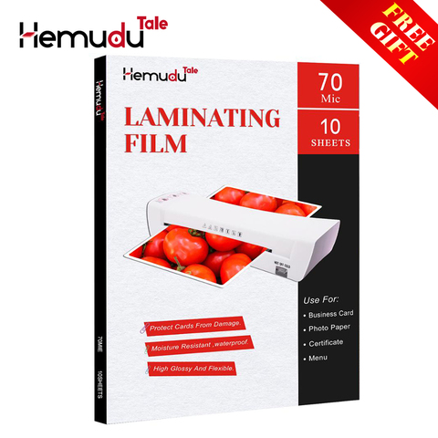 A4 70mic Laminating Film PET+EVA for Photo/Files/Card/Picture Lamination roll Film Plastic Film 10 sheets ► Photo 1/6