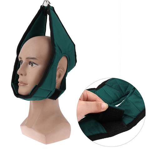 1PCS Hanging Cervical Traction Device Soft Neck Stretching Belt Pain Relief Metal Bracket Chiropractic Neck Traction Cushion ► Photo 1/6