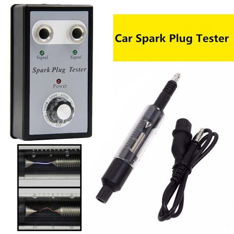 Adjustable Dual Hole Car Spark Tester Automotive Scanner Ignition Coil Detector Spark Plug Wire Diagnostic Tool Universal ► Photo 1/6