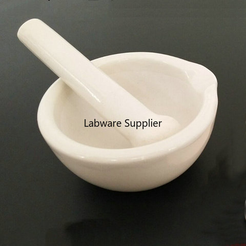 Free shipping 1pc/lot Diameter 60mm/80mm/100mm Laboratory use Porcelain Mortar and Pestle ► Photo 1/2