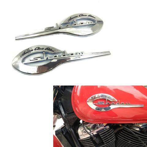 Sticker Emblem Badge Decal Gel Mark Fuel Tank Stickers Tank Pad Protector for Honda Shadow VT VTX 400 500 600 750 1100 3D ► Photo 1/5