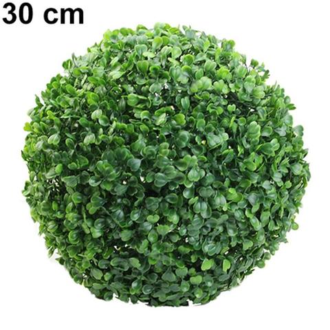 1pc Artificial Plant Ball Topiary Tree Boxwood Home Outdoor Wedding Party Decoration Floor fake Grass ► Photo 1/6